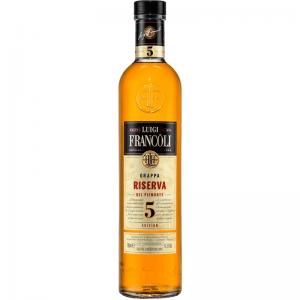 Grappa Luigi Francoli 5YO Riserva 0,7l 41,5%