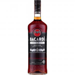 Bacardi Carta Negra 1,0l 37,5%