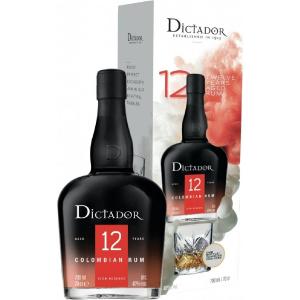 Dictador 12YO 0,7l 40% +1sklo